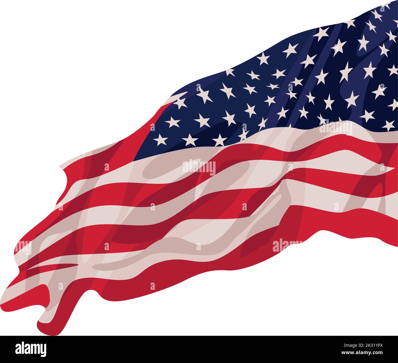 Usa Flag Waving Stock Vector Image Art Alamy Usa Flag Waving Stock Vector Image Art Alamy