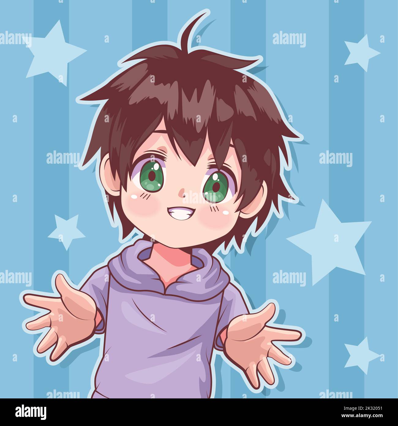 Anime boy hi-res stock photography and images - Alamy