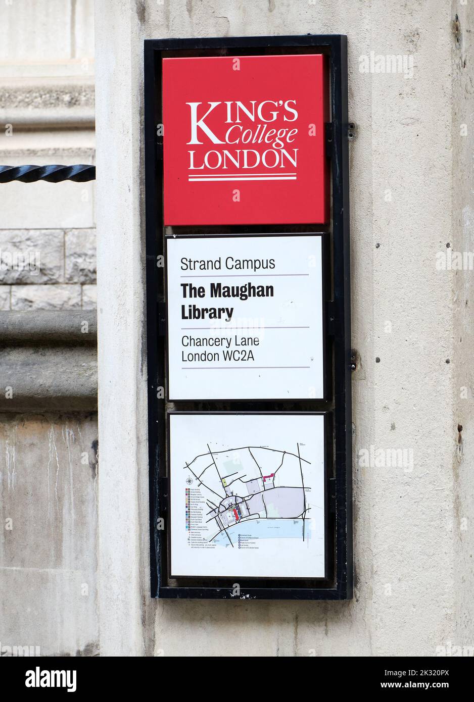 The Maughan library, King's college, Strand campus, University of London, Chancery Lane, London, England. Stock Photo