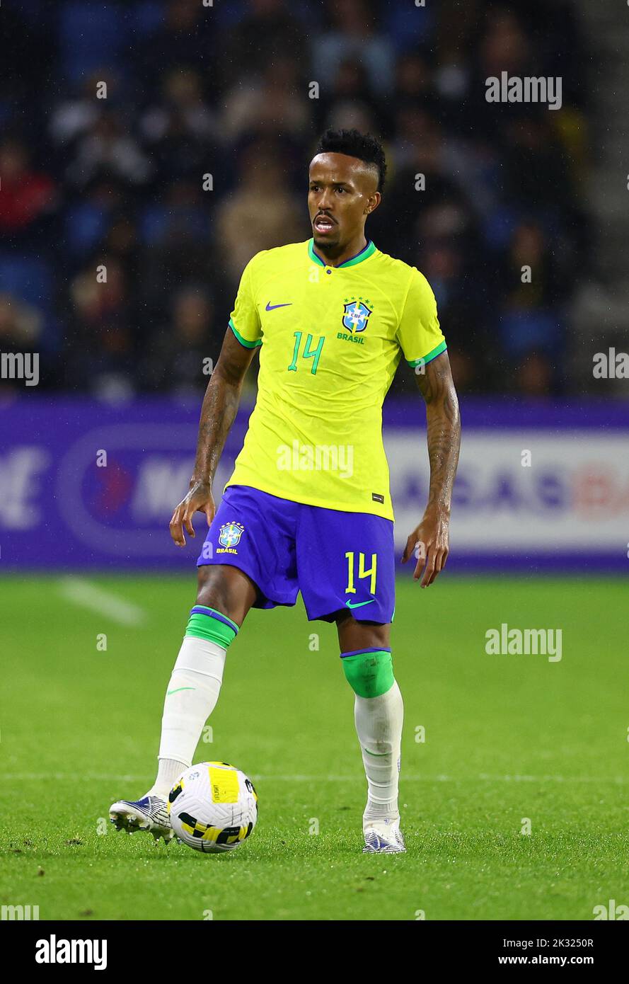 Le Harve, France, 23rd September 2022. Eder Militao of Brazil during the International Friendly match at Stade Oceane, Le Harve. Picture credit should read: David Klein / Sportimage Credit: Sportimage/Alamy Live News Stock Photo