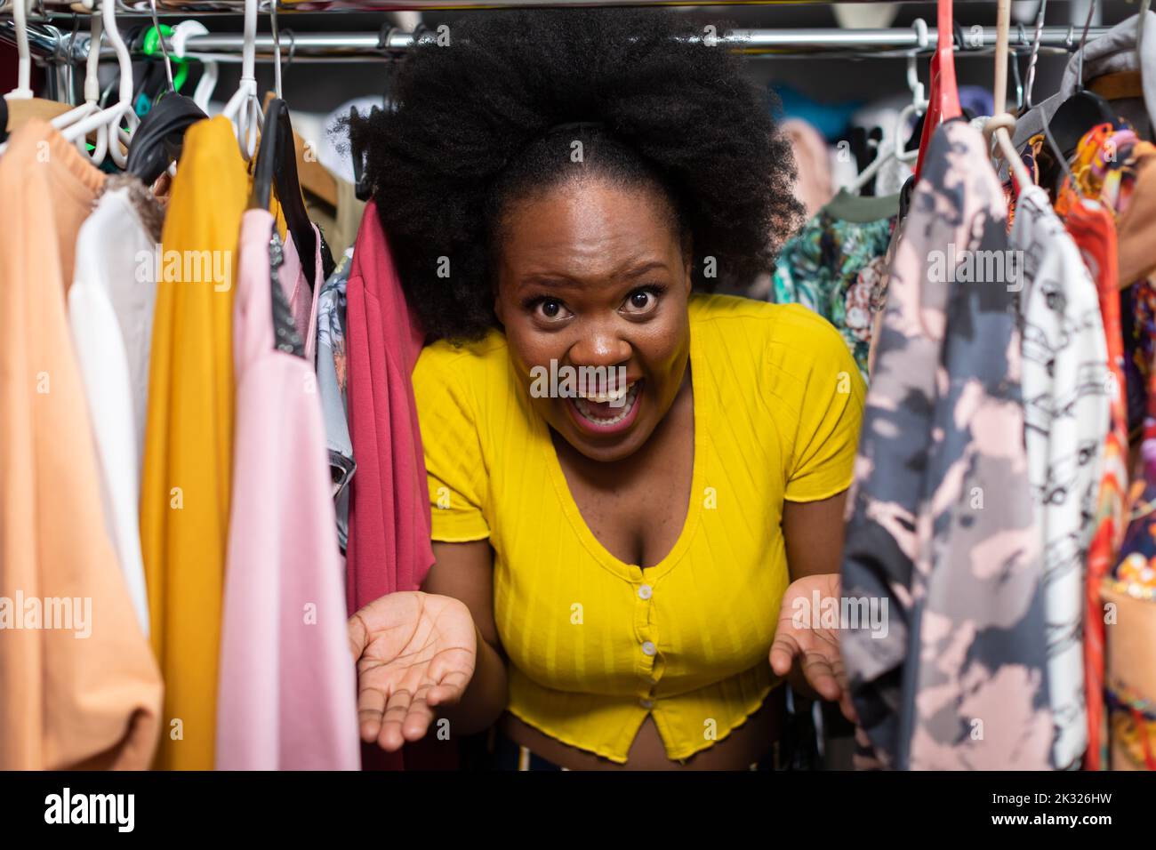 He shows off his fastidious hands during a frenzied party at a clothing ...