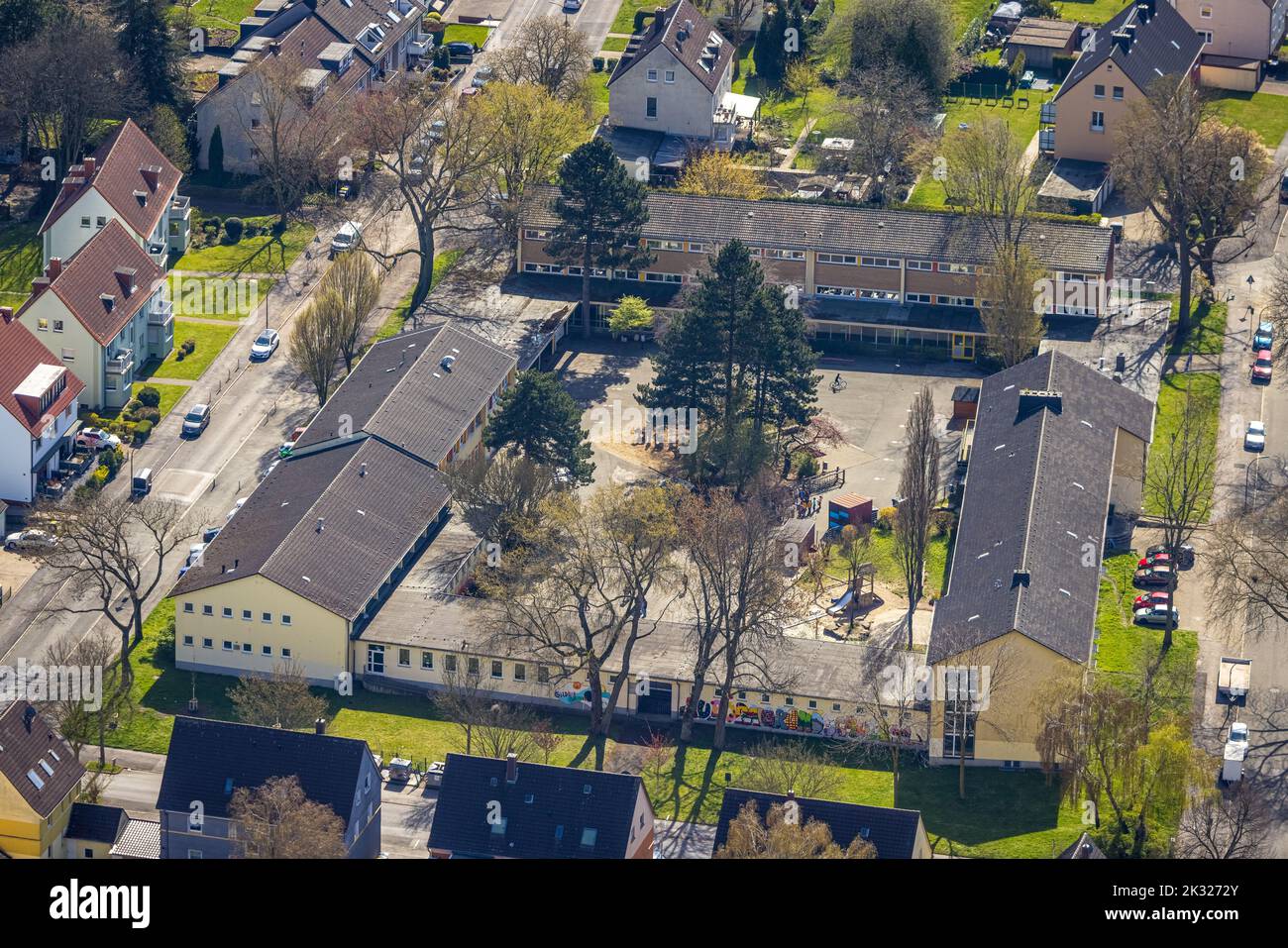  Foto zu Luftbild, Gildenschule, Huckarde, Dortmund, Ruhrgebiet, Nordrhein 