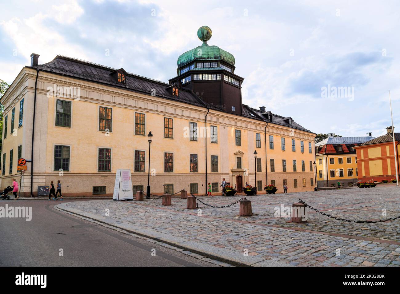 UPPSALA, SWEDEN - JULY 7, 2016: Gustavianum is a former university building from the XVII century, it is now a university museum. Stock Photo