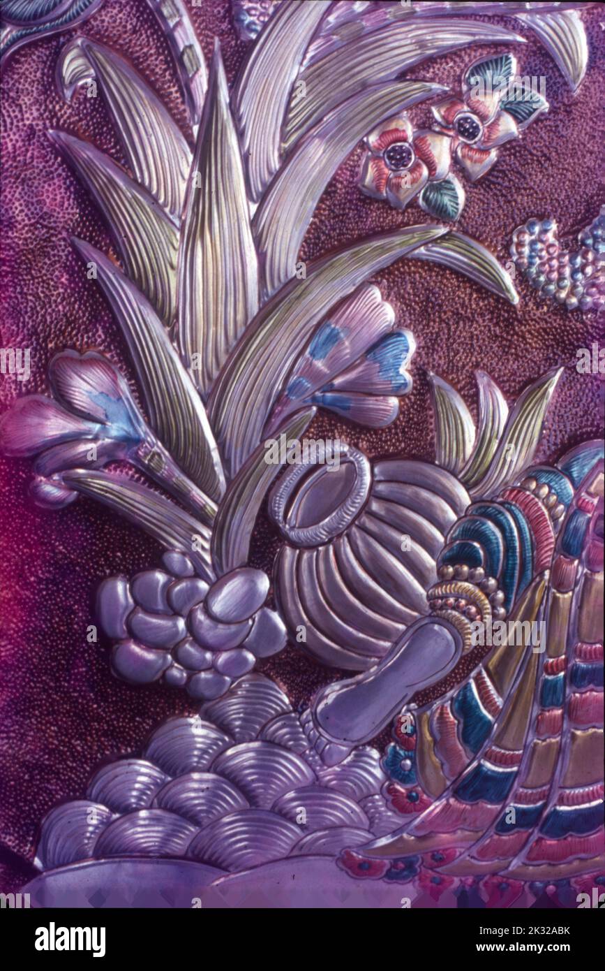 Metal Foil Painting, Dancers Leg Stock Photo Alamy