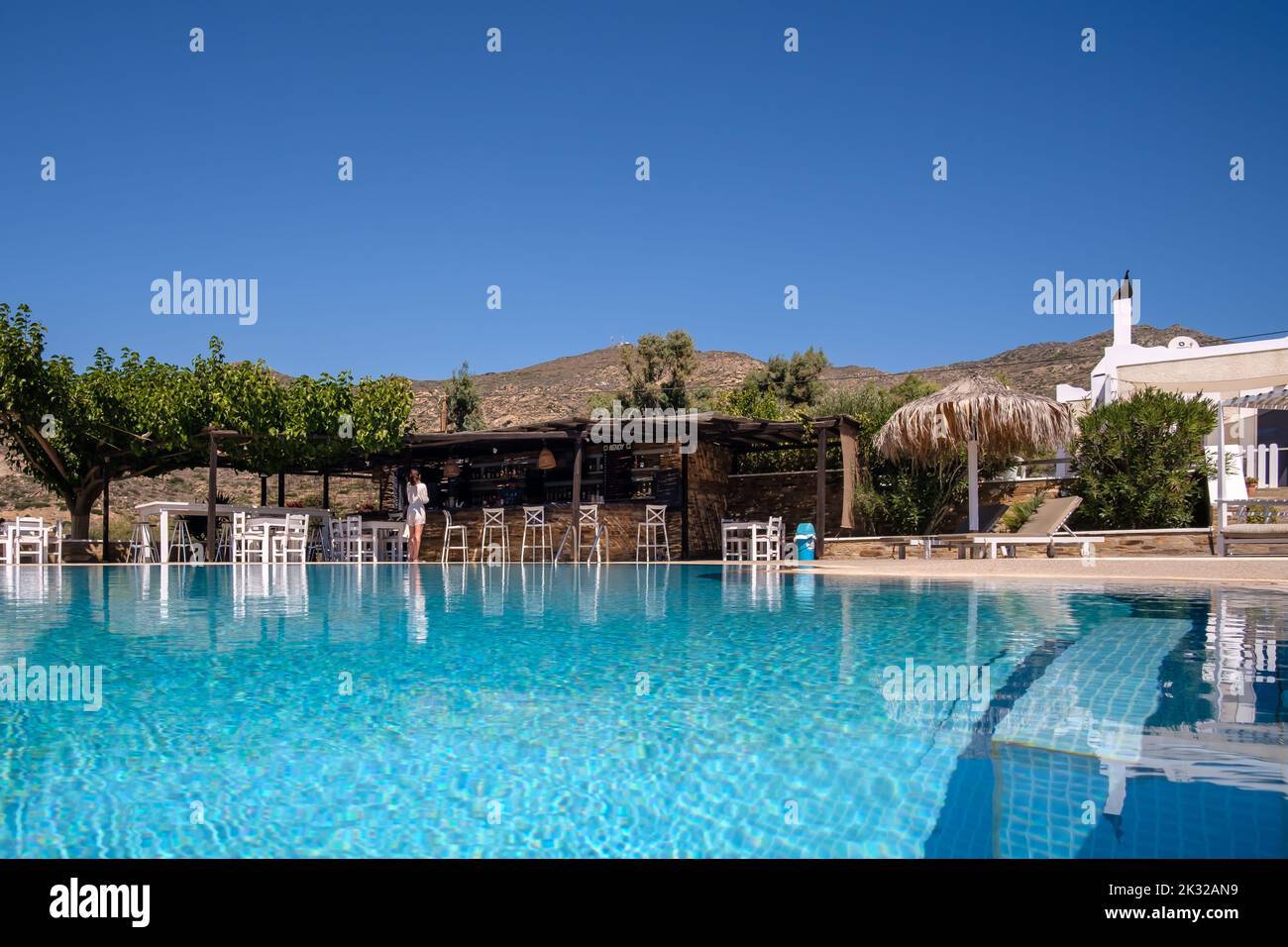 Ios Pool Pool bar in a luxury hotel hi-res stock photography and images - Alamy