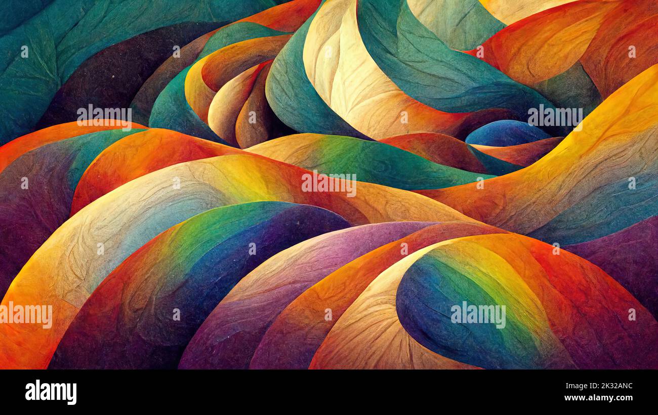 Color fractals hi-res stock photography and images - Alamy