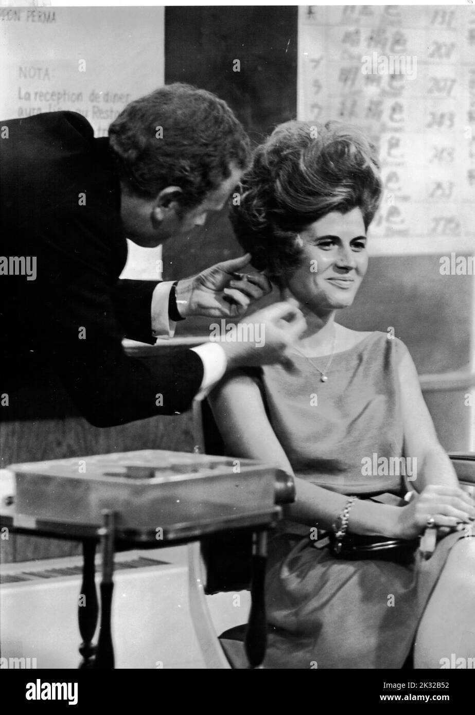 60,s Hairdressing Stock Photo