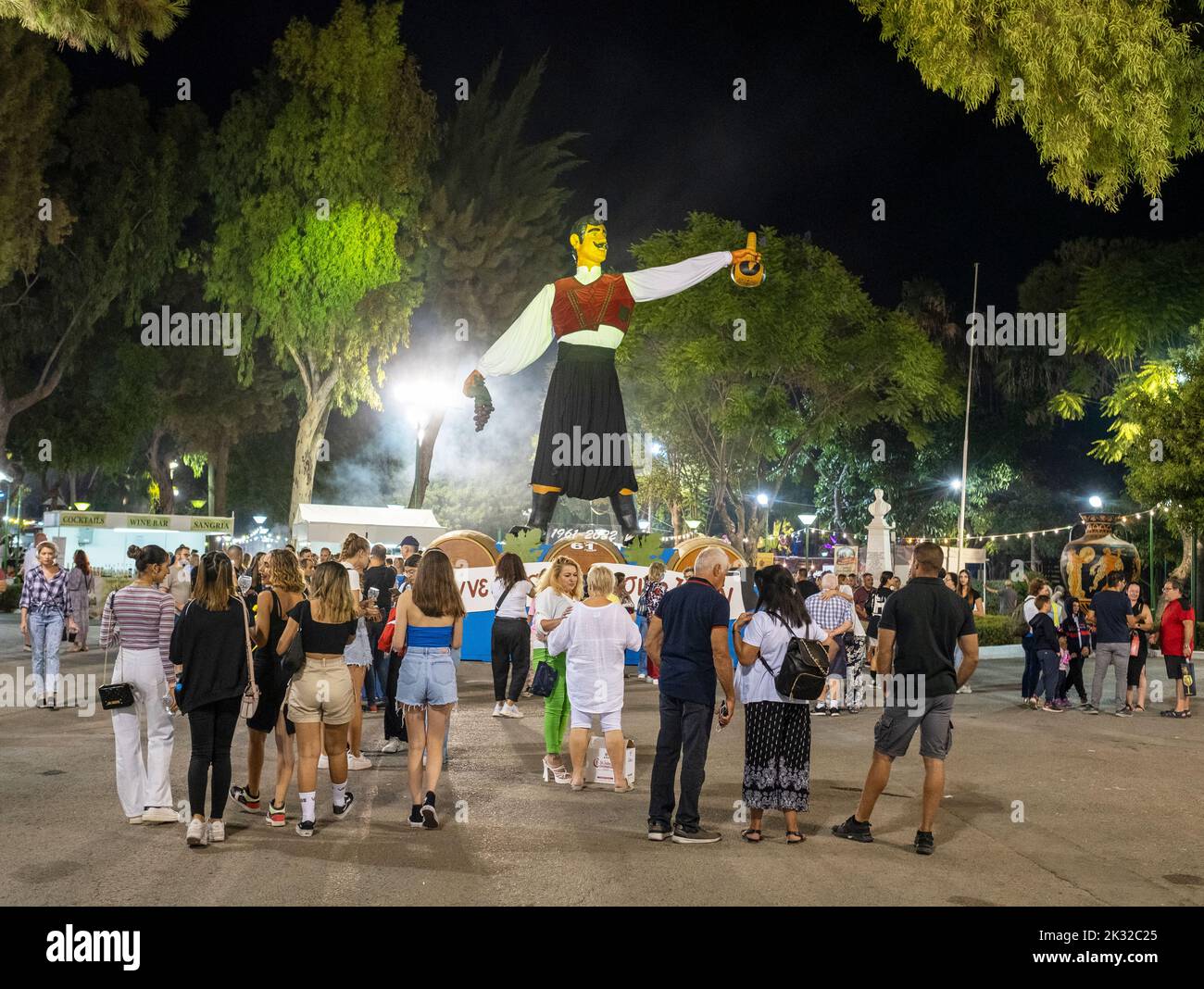 2022 Limassol Wine Festival, Limassol Municipal Garden, Cyprus Stock