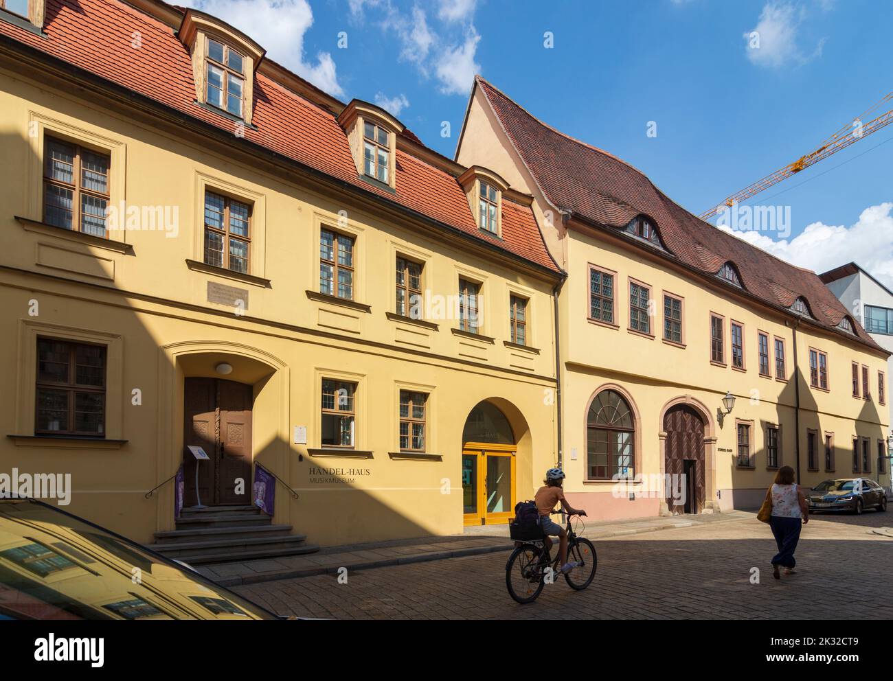 Halle (Saale): Händel-Haus (Handel House) in , Sachsen-Anhalt, Saxony-Anhalt, Germany Stock Photo