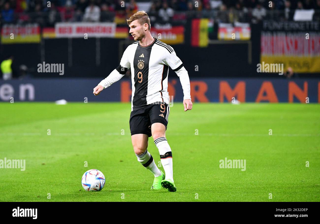 Football, Germany, Men, Nations League, Red Bull Arena Leipzig; Germany vs Hungary; Timo Werner Stock Photo