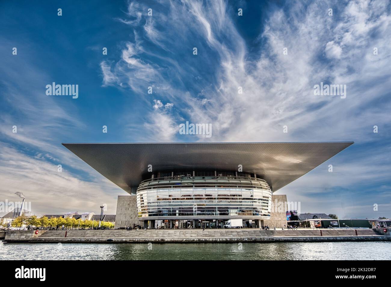 The modern royal Opera House in Copenhagen, Denmark Stock Photo