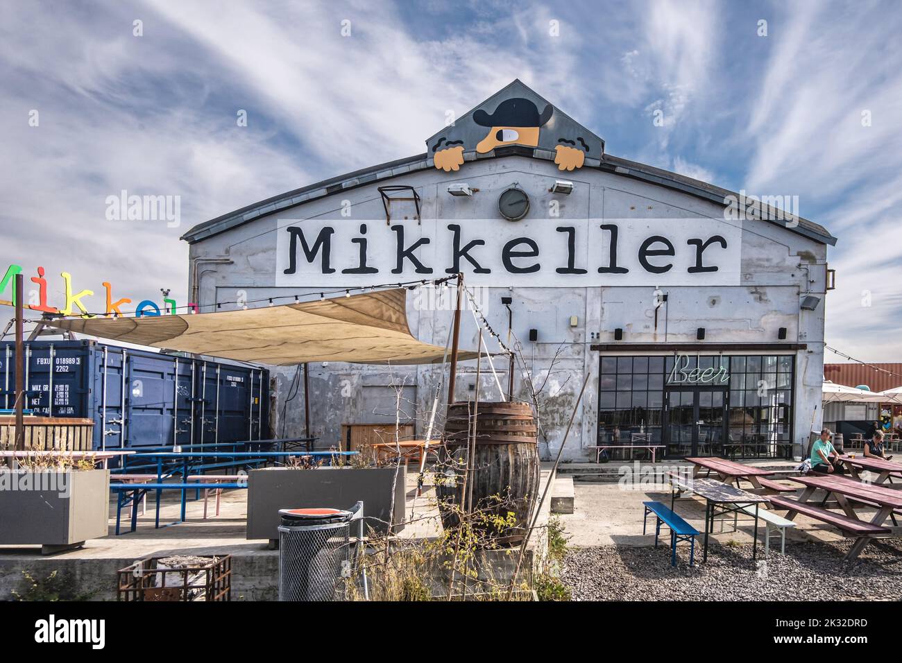 Mikkeller original brewery in Copanhagen harbor, Denmark Stock Photo
