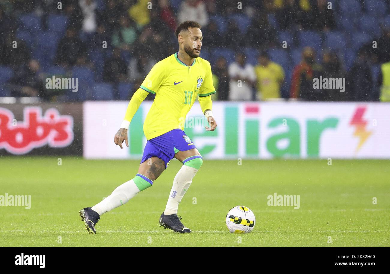 Le Havre, France. 23rd Sep, 2022. Neymar Jr of Brazil during the International friendly football match between Brazil and Ghana on September 24, 2022 at Stade Oceane in Le Havre, France - Photo: Jean Catuffe/DPPI/LiveMedia Credit: Independent Photo Agency/Alamy Live News Stock Photo