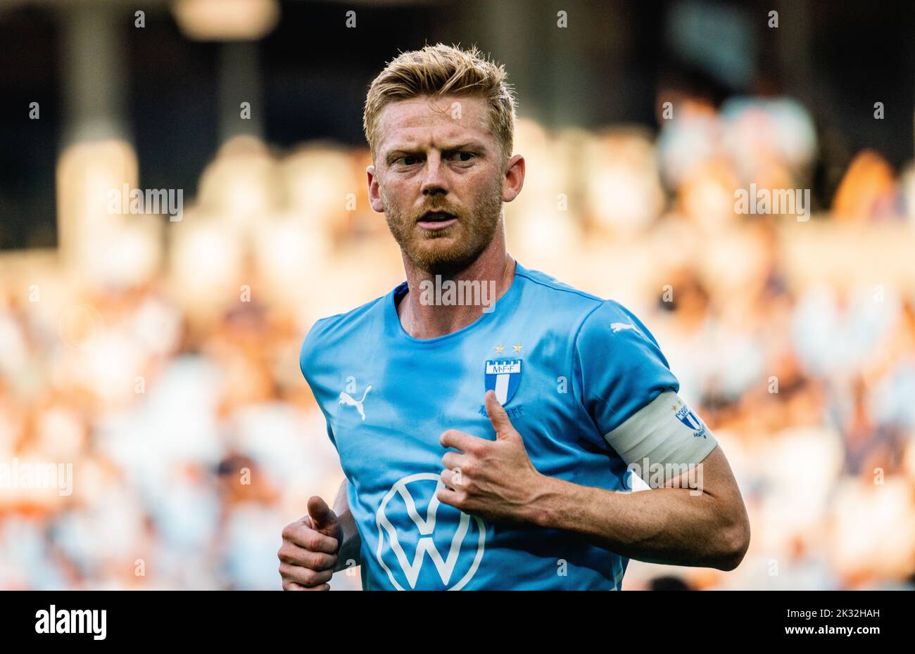 Malmoe, Sweden. 18th, August 2022. Anders Christiansen (10) of Malmö FF seen during the UEFA Europa League qualification match between Malmö FF and Sivasspor at Eleda Stadion in Malmö. (Photo credit: Gonzales Photo - Joe Miller). Stock Photo