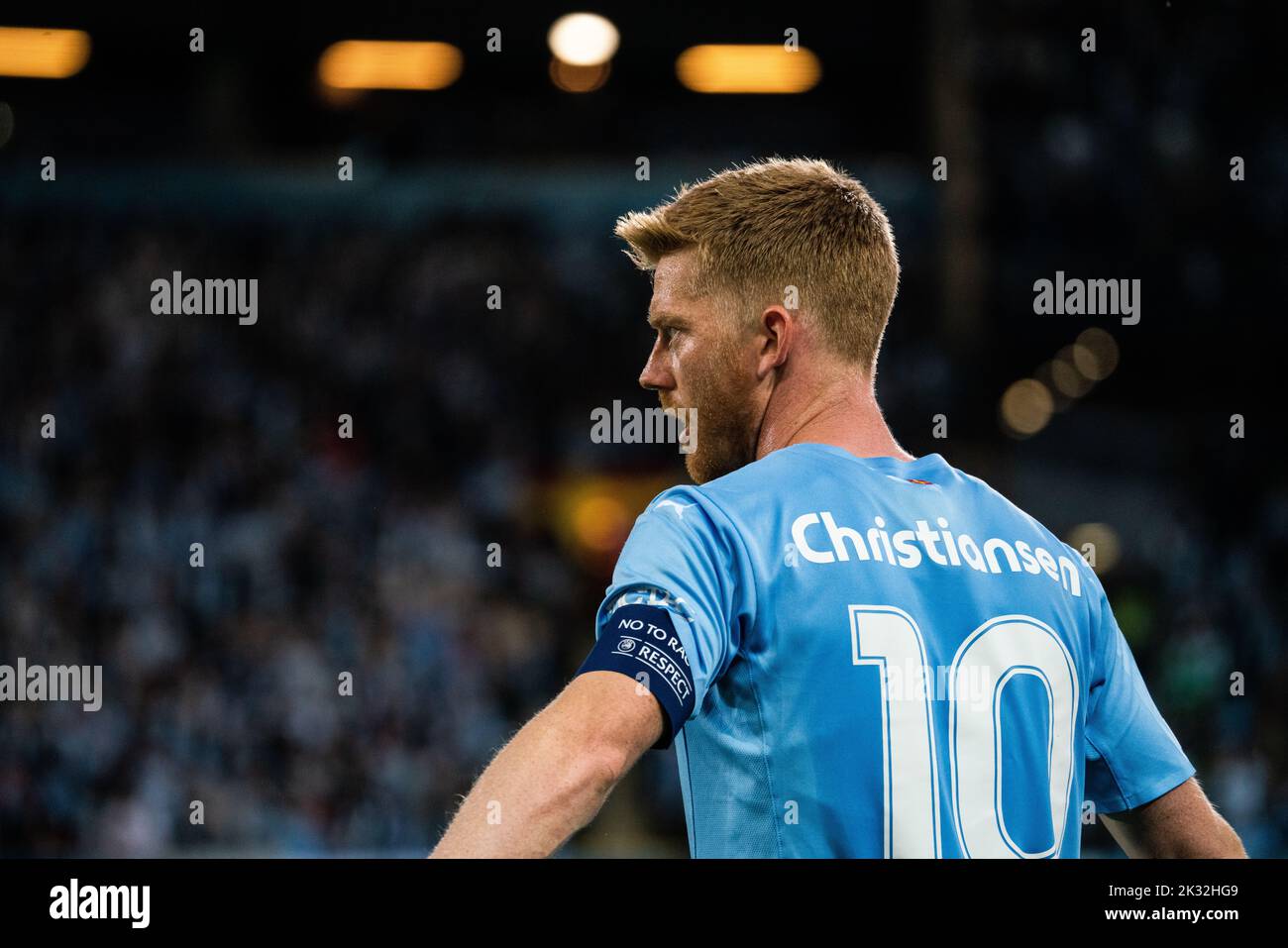 Malmoe, Sweden. 08th, September 2022. Anders Christiansen (10) of Malmö FF seen during the UEFA Europa League match between Malmö FF and Braga at Eleda Stadion in Malmö. (Photo credit: Gonzales Photo - Joe Miller). Stock Photo