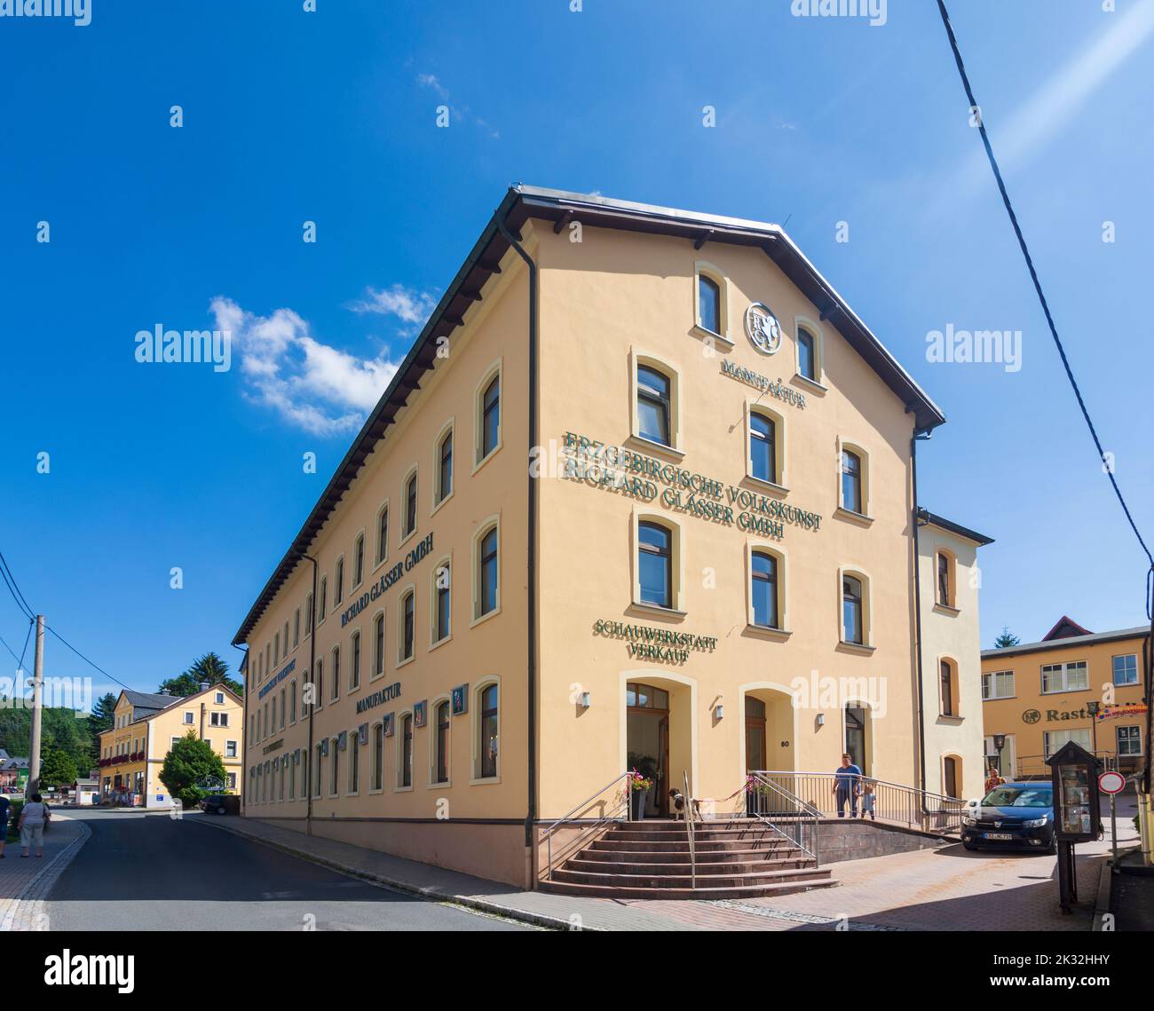 Seiffen Erzgebirge Typical Manufacturing Plant Of Ore Mountain Folk 