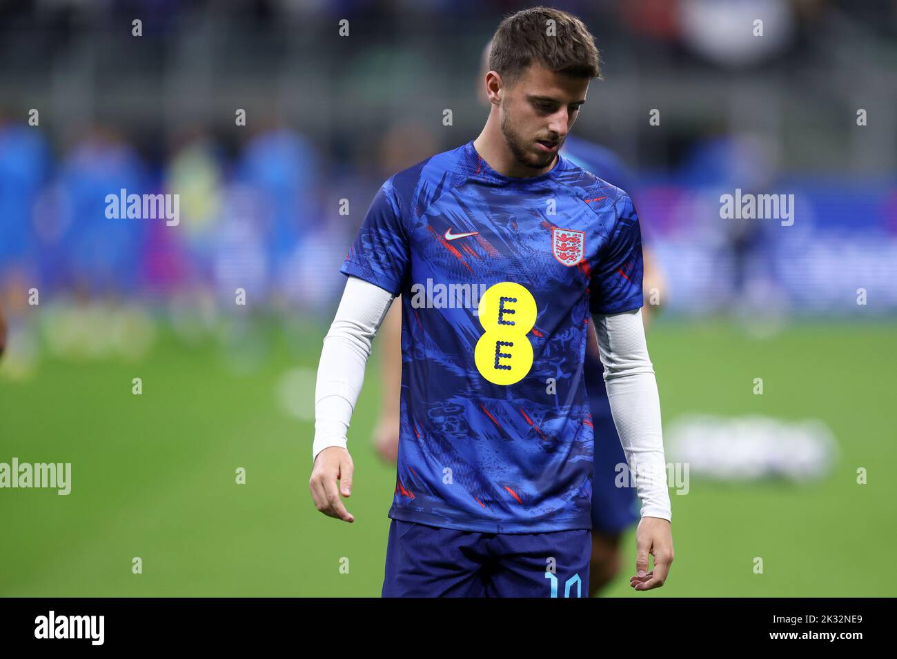 Milan, Italy. 23rd Sep, 2022. Mason Mount of England during warm up ...