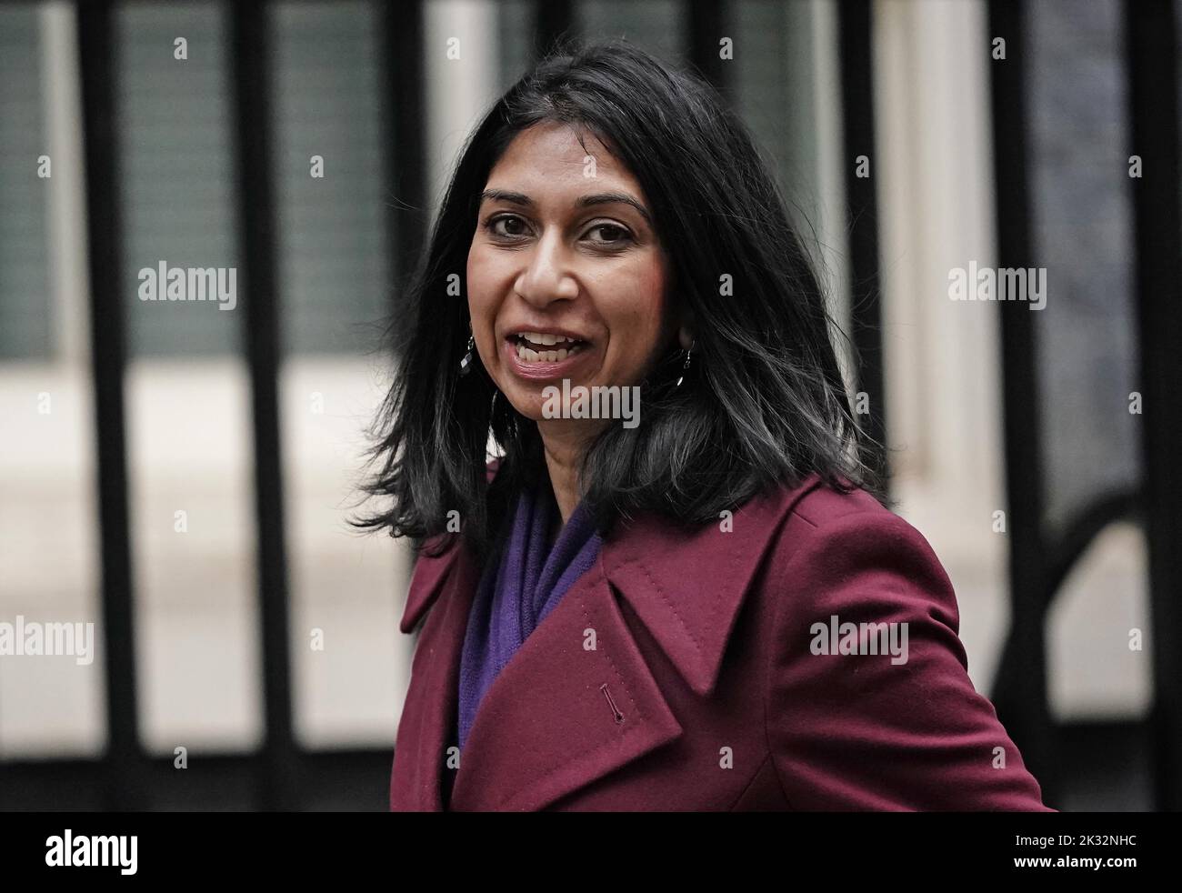 File photo dated 07/12/21 of Home Secretary Suella Braverman who has told police forces in England and Wales that common sense policing must take priority over diversity and inclusion initiatives. In an open letter to police chiefs released on Saturday, the Home Secretary set out her key priorities for the police and her crime-cutting agenda. Issue date: Saturday September 24, 2022. Stock Photo