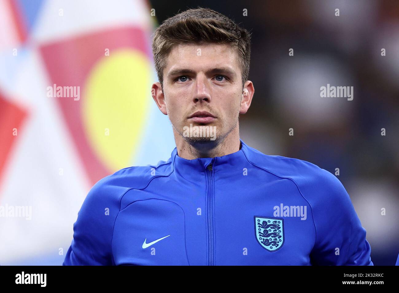 Milan, Italy. 23rd Sep, 2022. Nick Pope of England looks on during the Uefa Nations League Group 3 football match between Italy and England at San Siro on September 23, 2022 in Milan, Italy. Credit: Marco Canoniero/Alamy Live News Stock Photo