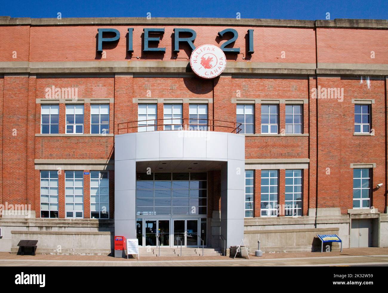 pier 21 houses immegration records for canada in halifax nova scotia Stock Photo