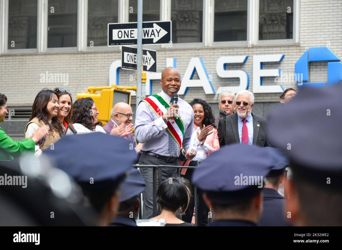 The Annual Persian Day Parade along Madison Avenue in New York City