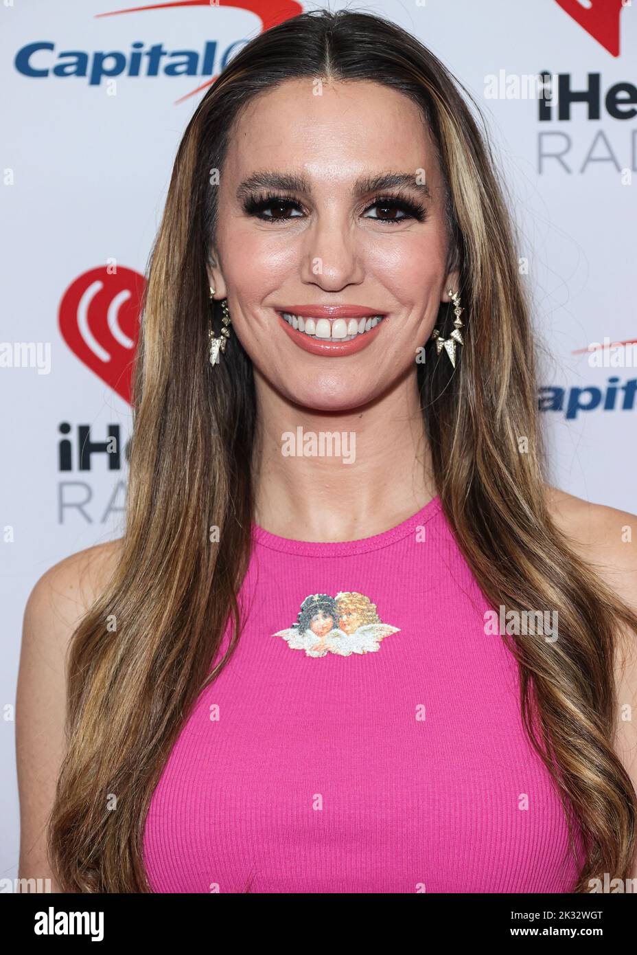 LAS VEGAS, NEVADA, USA - SEPTEMBER 23: Christy Carlson Romano poses in the press room at the 2022 iHeartRadio Music Festival - Night 1 held at the T-Mobile Arena on September 23, 2022 in Las Vegas, Nevada, United States. (Photo by Xavier Collin/Image Press Agency) Stock Photo