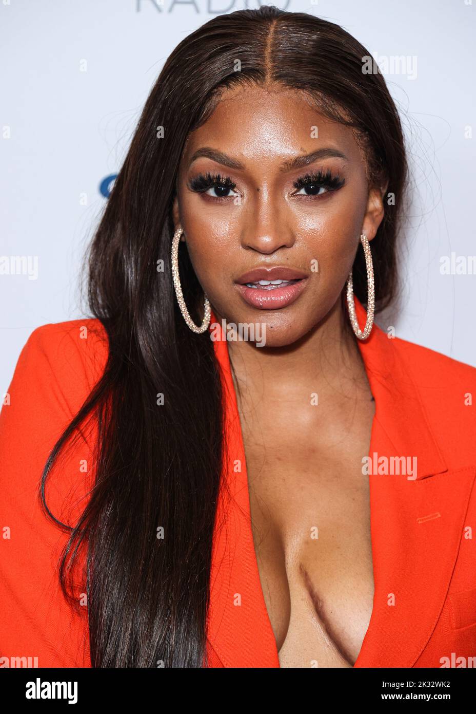 LAS VEGAS, NEVADA, USA SEPTEMBER 23 Drew Sidora poses in the press