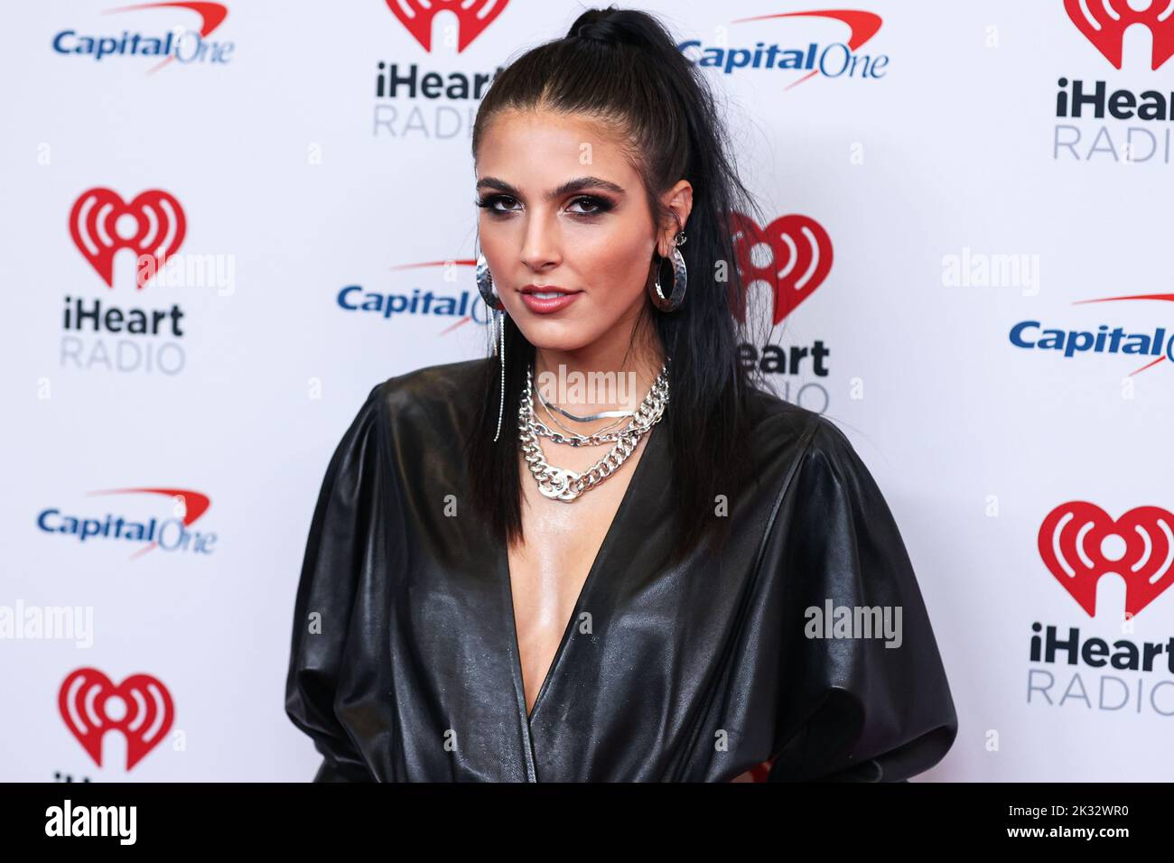 LAS VEGAS, NEVADA, USA - SEPTEMBER 23: Jena Rose poses in the press