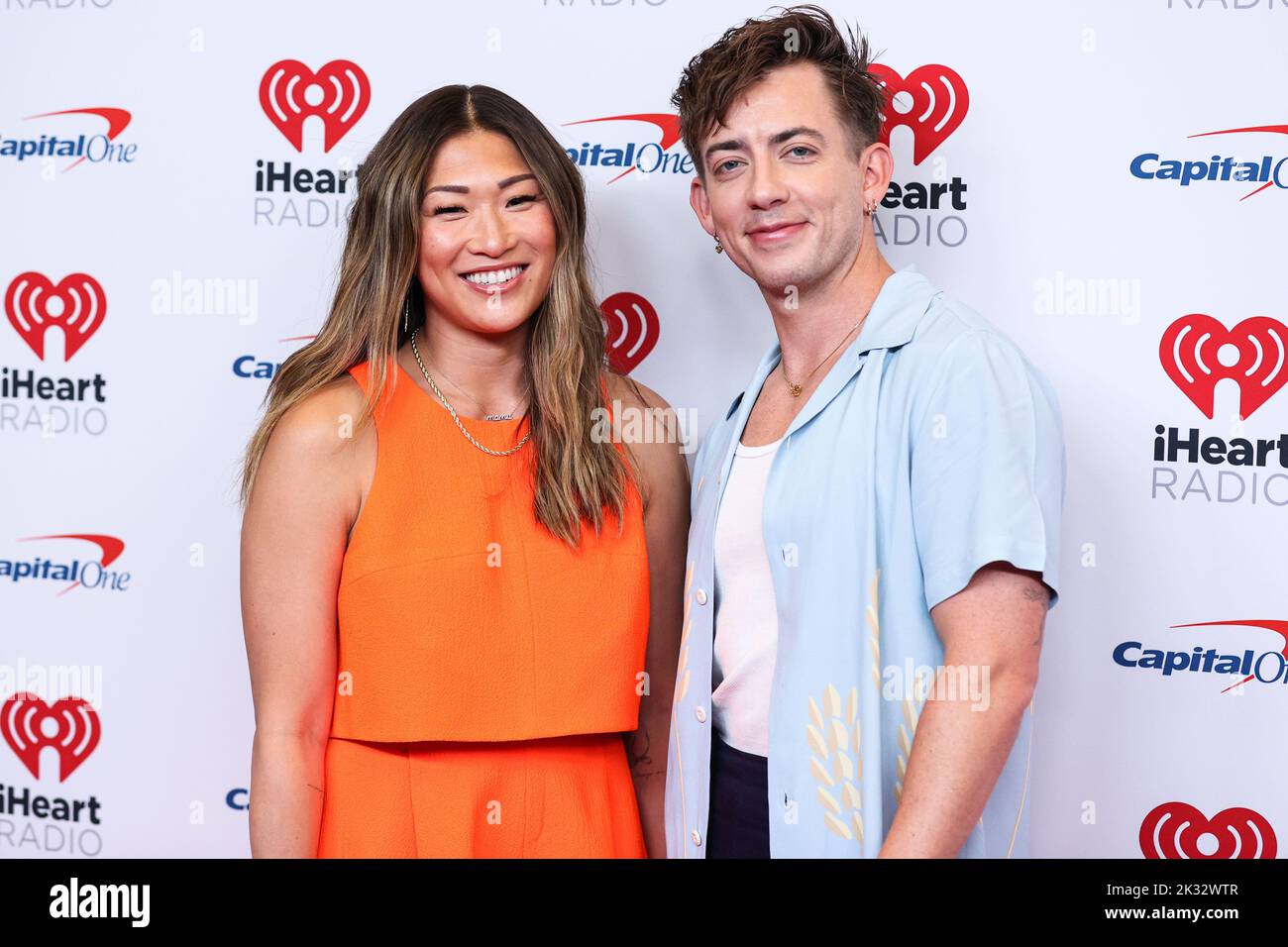LAS VEGAS, NEVADA, USA - SEPTEMBER 23: Jenna Ushkowitz and Kevin McHale