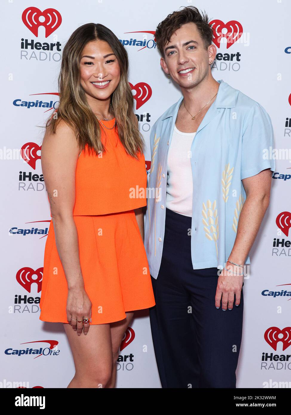 LAS VEGAS, NEVADA, USA - SEPTEMBER 23: Jenna Ushkowitz and Kevin McHale