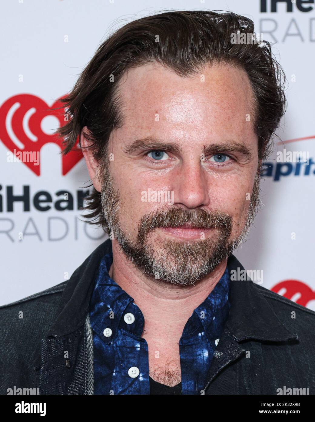 LAS VEGAS, NEVADA, USA SEPTEMBER 23 Rider Strong poses in the press