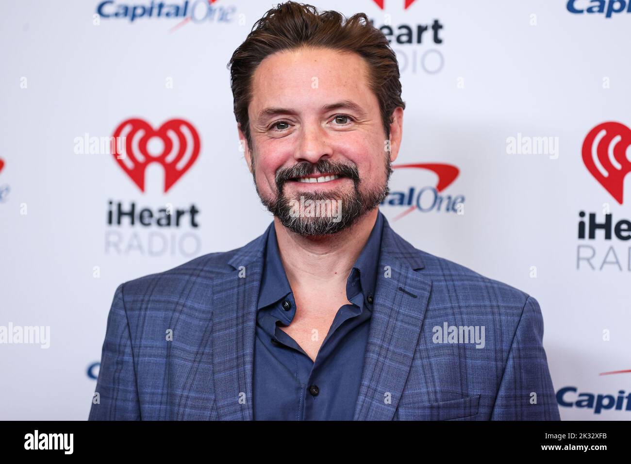 Las Vegas, United States. 23rd Sep, 2022. LAS VEGAS, NEVADA, USA - SEPTEMBER 23: Will Friedle poses in the press room at the 2022 iHeartRadio Music Festival - Night 1 held at the T-Mobile Arena on September 23, 2022 in Las Vegas, Nevada, United States. (Photo by Xavier Collin/Image Press Agency) Credit: Image Press Agency/Alamy Live News Stock Photo