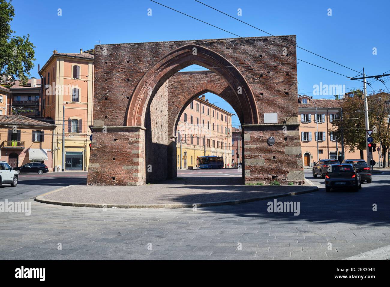 Porta Maggiore or Porta Mazzini Bologna Italy Stock Photo