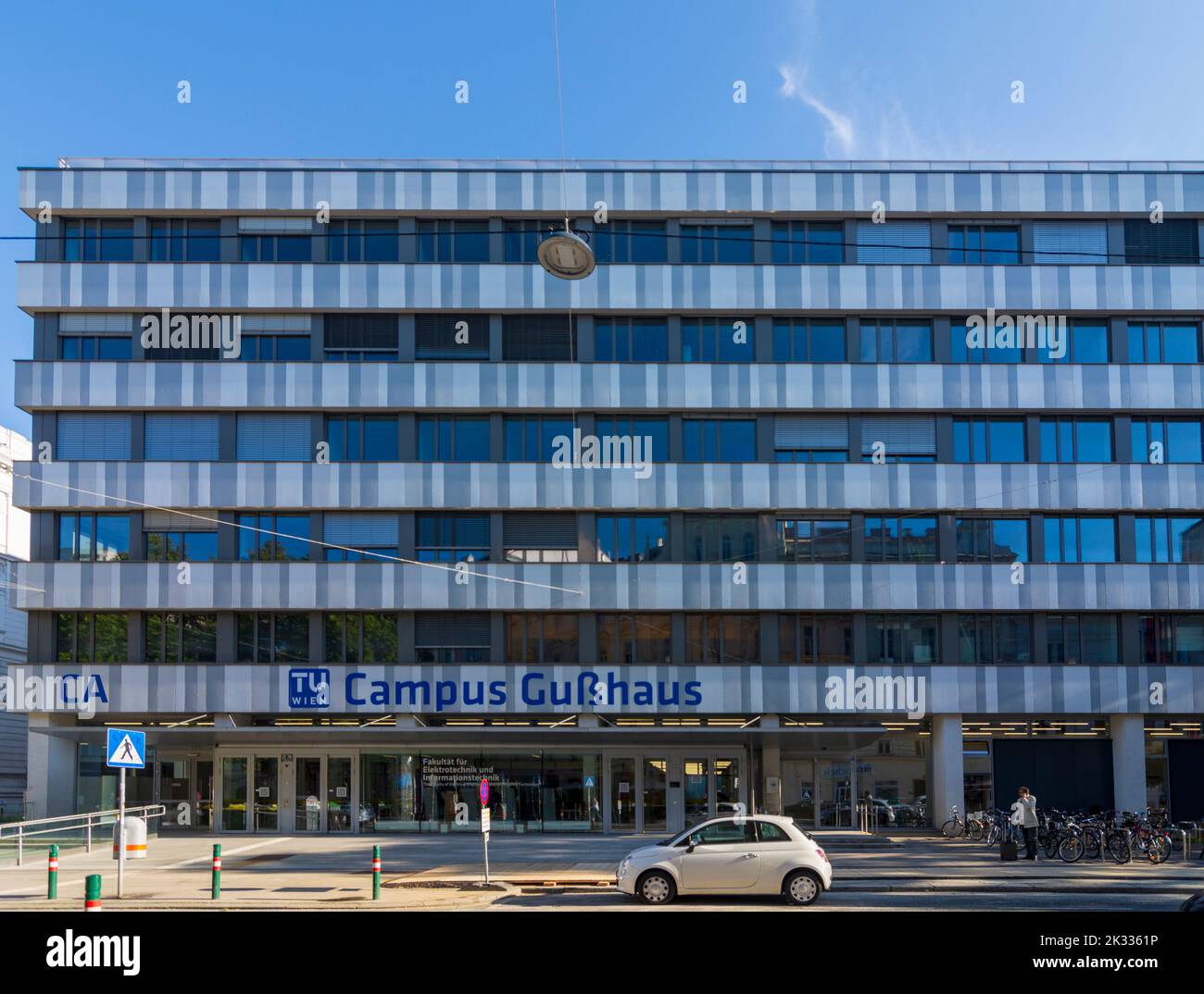 Wien, Vienna: Campus Gußhaus of Technische Universität Wien in 04. Wieden, Wien, Austria Stock Photo