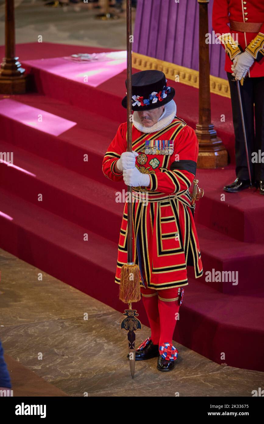 Queen Elizabeth II - Lying in State at Westminster Hall London. UK. 14-19 September 2022 Photo: ©Phil Crow 2022 Stock Photo