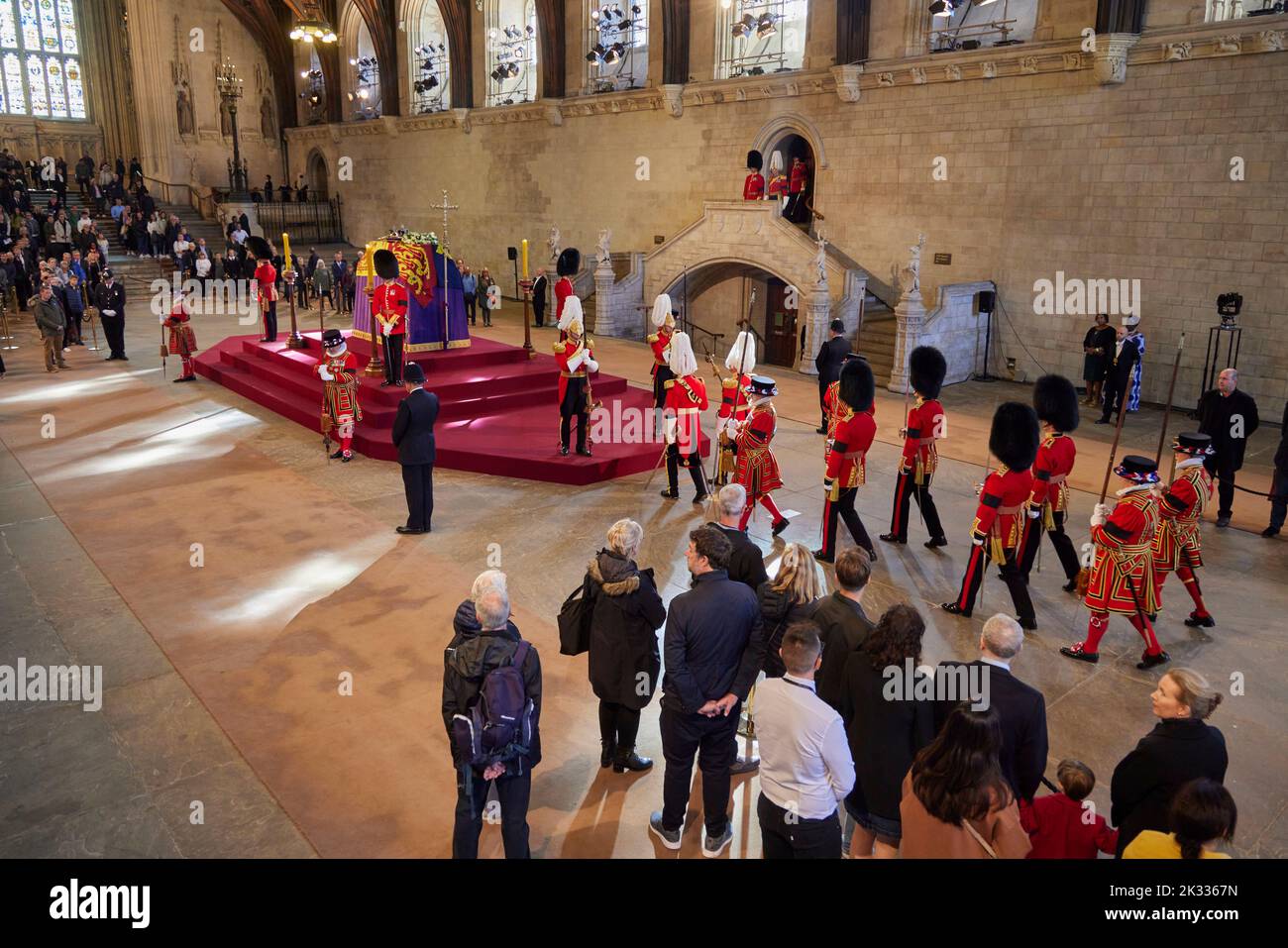Queen Elizabeth II - Lying in State at Westminster Hall London. UK. 14-19 September 2022 Photo: ©Phil Crow 2022 Stock Photo