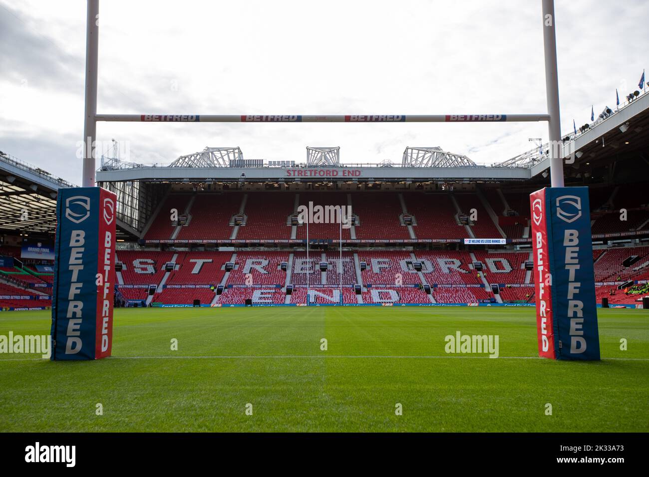 General View Inside Old Trafford Stadium Ahead Of The 25th Betfred General View Inside Old Trafford Stadium Ahead Of The 25th Betfred
