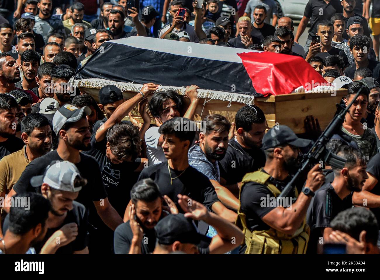 Beirut, Lebanon. 24th Sep, 2022. People at the Shatila Palestinian ...