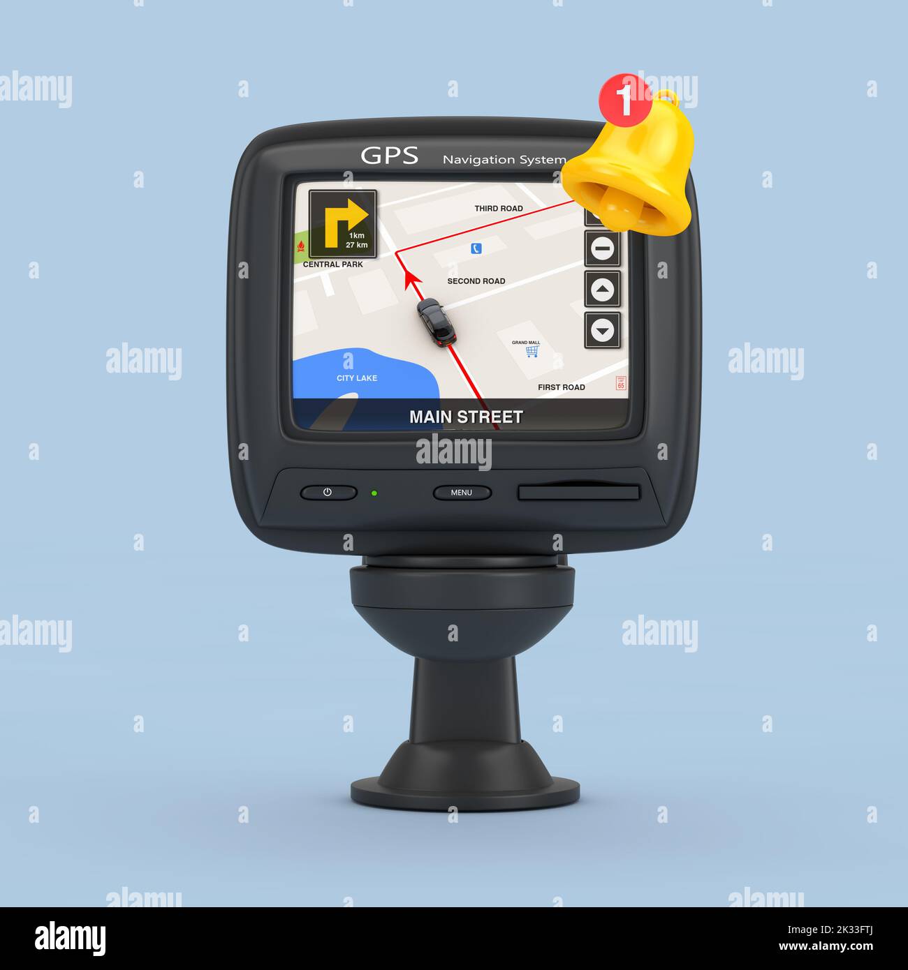 Navigation and Global Positioning System GPS Device with Navigation