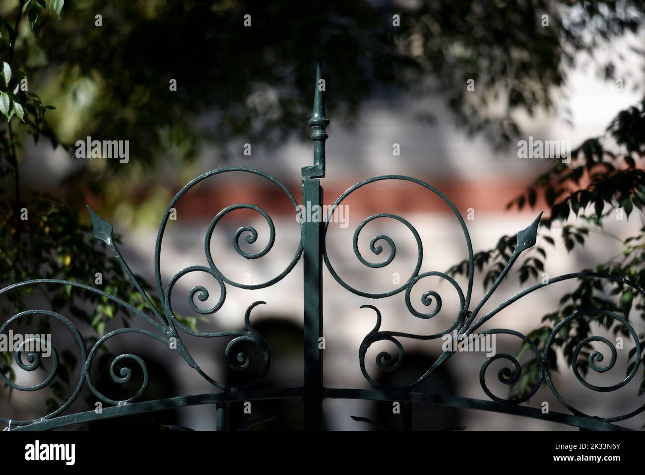 Greece Hand Railing Cast iron hand painted sign hi-res stock photography and images - Alamy
