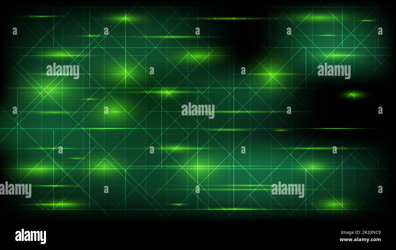 abstract technology neon green digital firewall communication line, technology data, online network background illustration, perfect for wallpaper Stock Photo