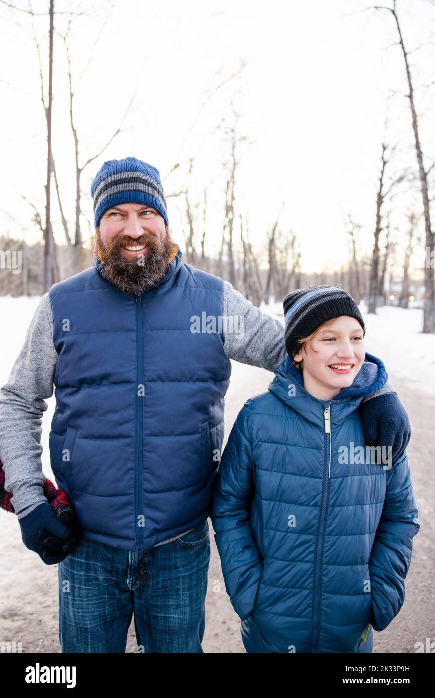 Father son love park hi-res stock photography and images - Alamy