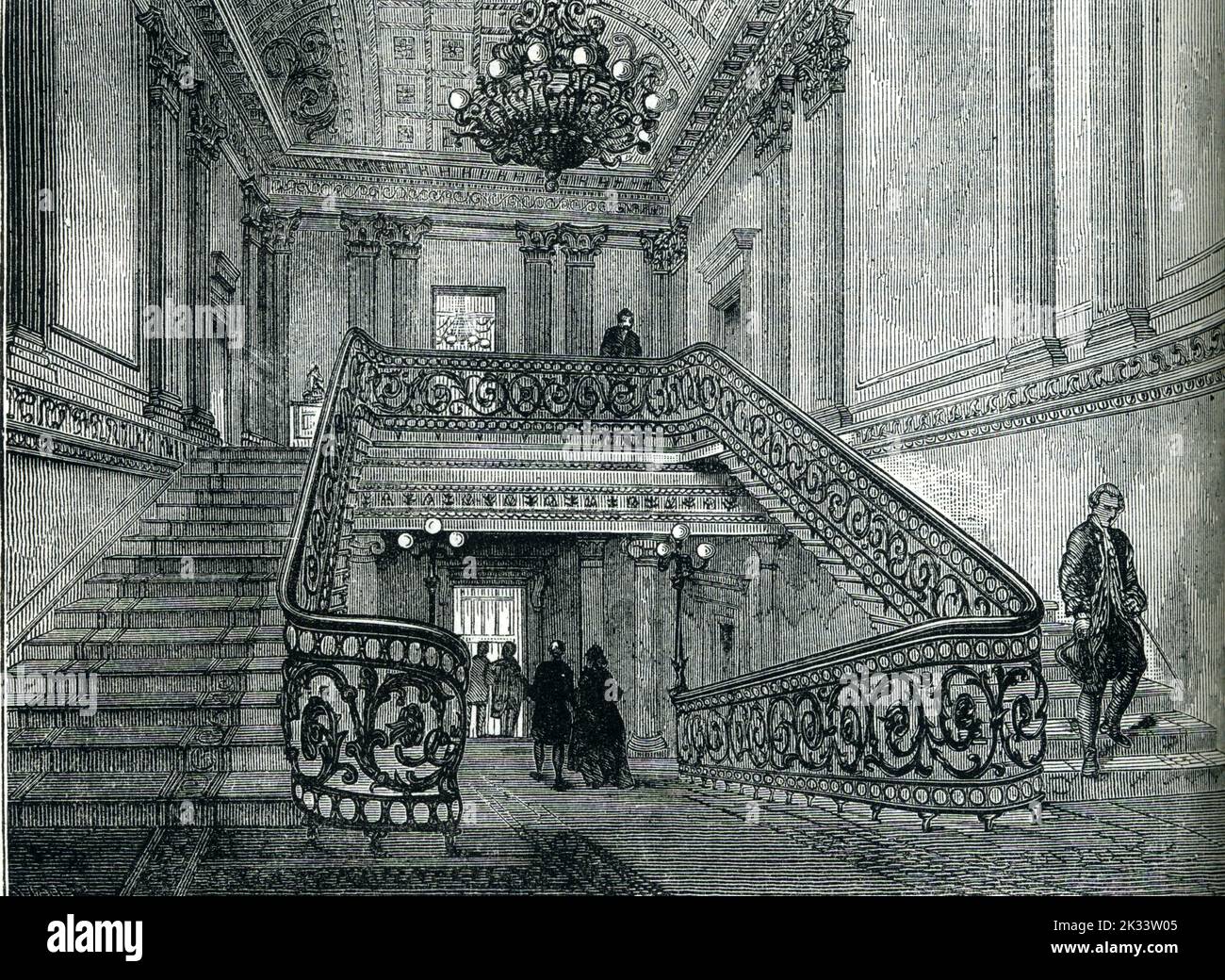 London 19th century illustration Stock Photo - Alamy