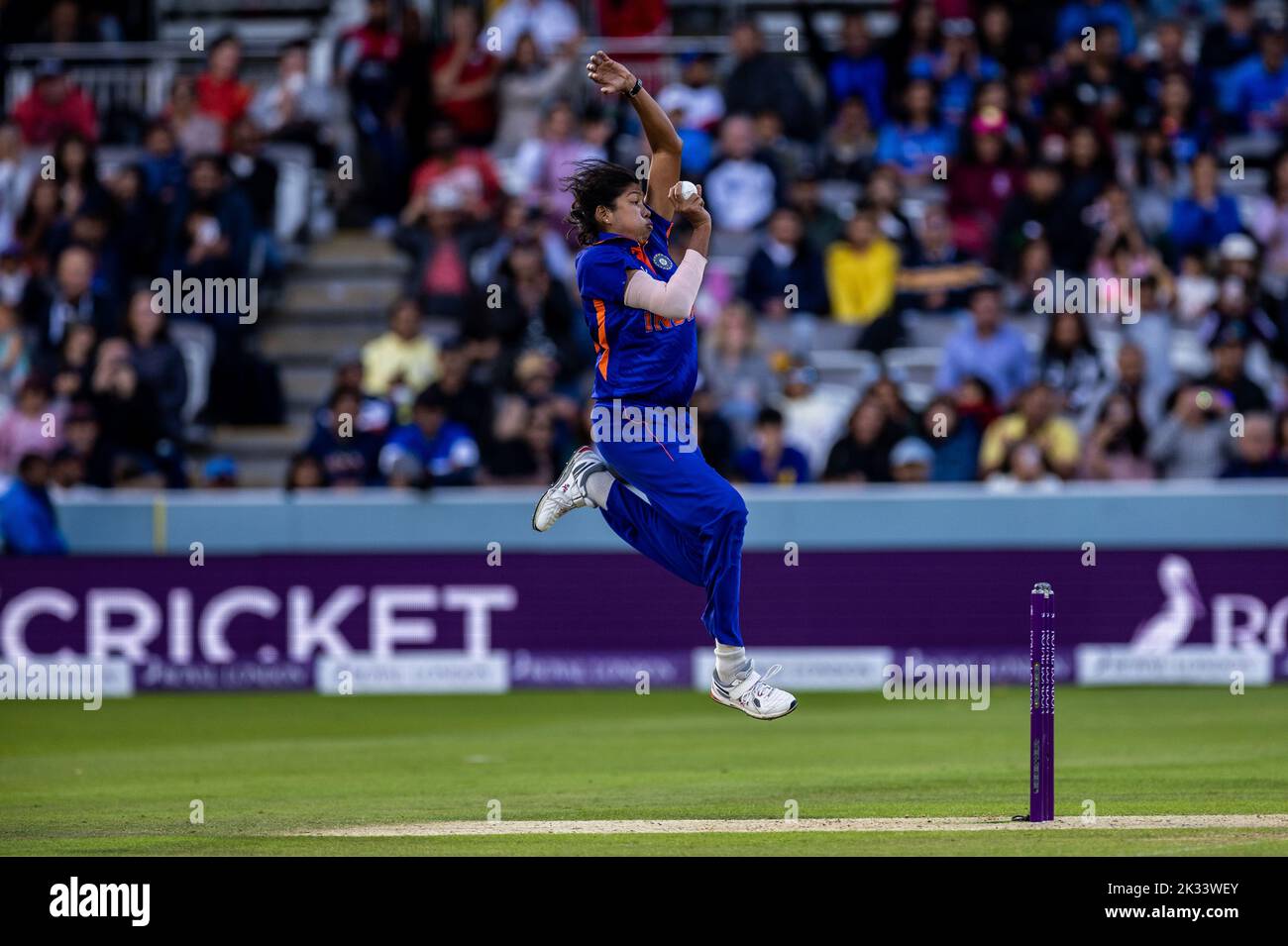 India’s Rajeshwari Gayakwad, who is set to retire from cricket following the third women's one day international match at Lord's, London. Picture date: Saturday September 24, 2022. Stock Photo