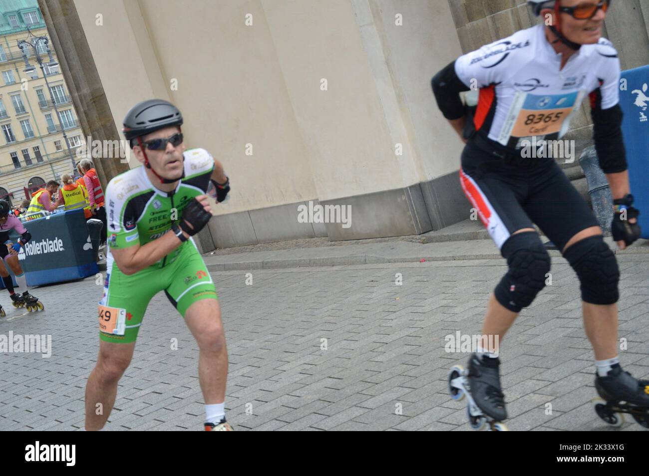 Berlin, Marathon September 24, 2022 Berlin Marathon inlineskating