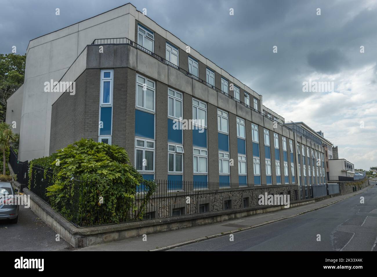 Luxury apartments and houses in the Dalkey district Stock Photo Alamy