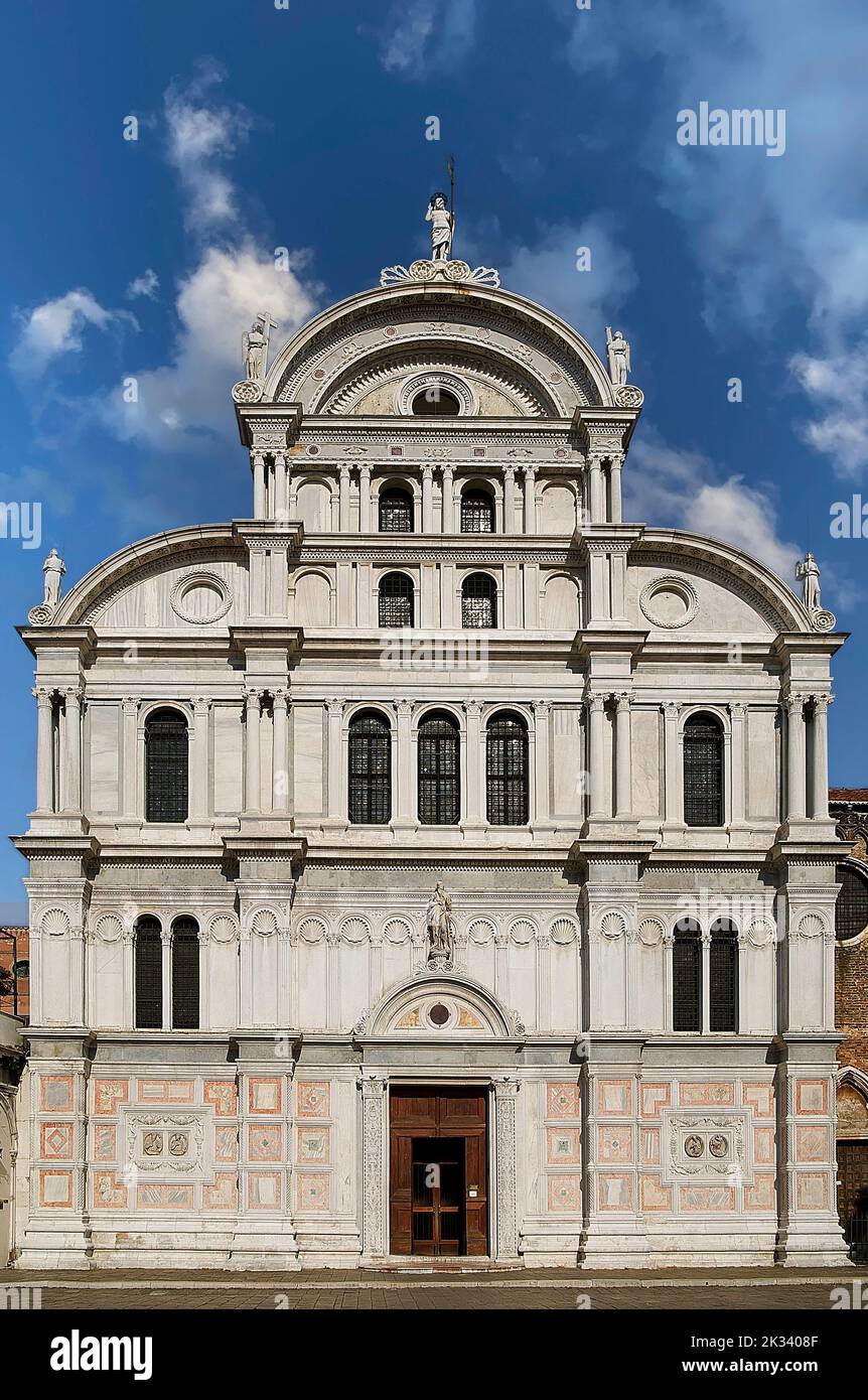 Italy Veneto Venice Church of San Zaccaria Stock Photo