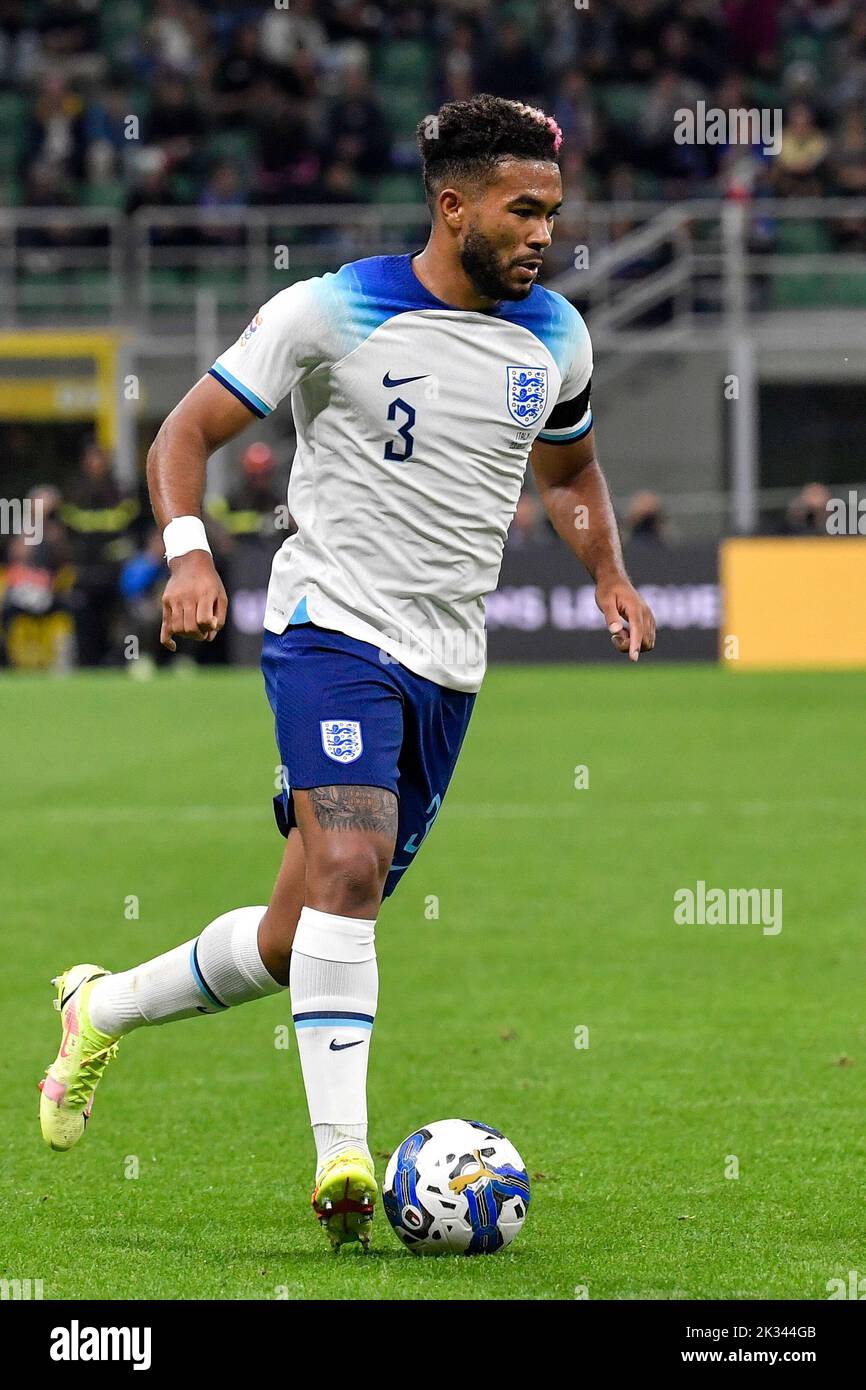 Reece James of England in action during the Uefa Nations League League ...