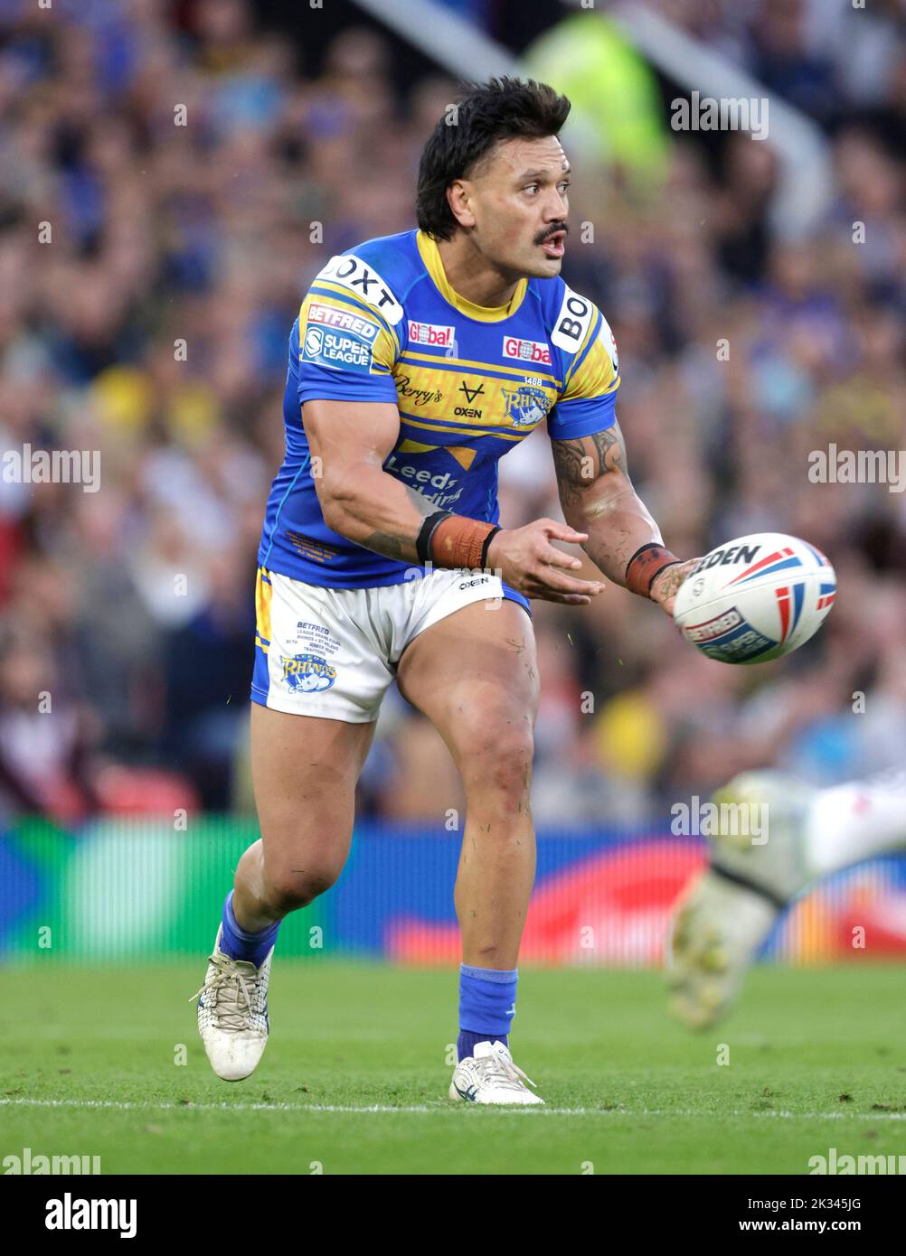 St Helens' Morgan Knowles during the Betfred Super League Grand Final at Old Trafford, Manchester. Picture date: Saturday September 24, 2022. Stock Photo