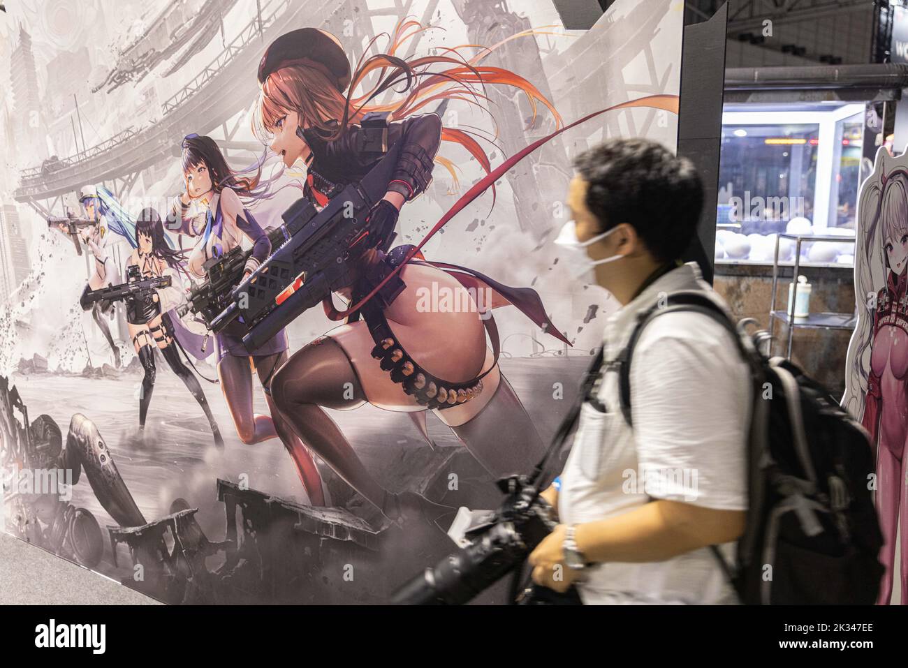 Chiba Japan 17th Sep 2022 Artwork Of Over Sexualized Video Game